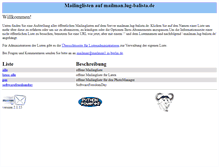 Tablet Screenshot of mailman.lug-balista.de
